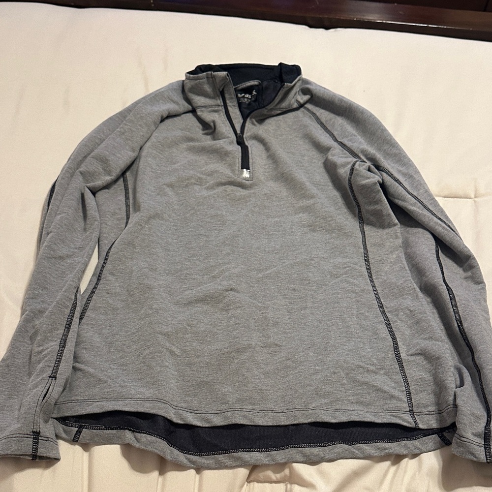 Asics Gray 1/4 Zip